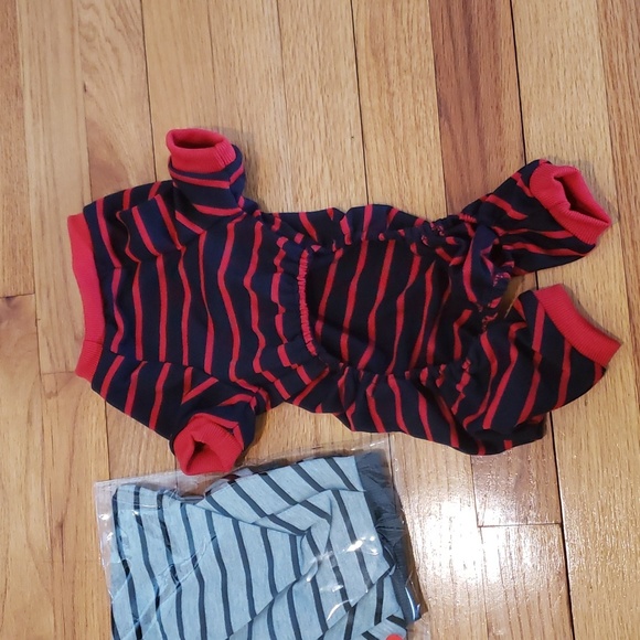 3 pairs of dog pajamas new - Picture 2 of 3